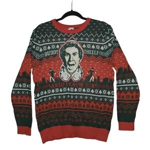 Buddy The Elf Ugly Christmas Sweater Size Large Movie Will Ferrell Holiday